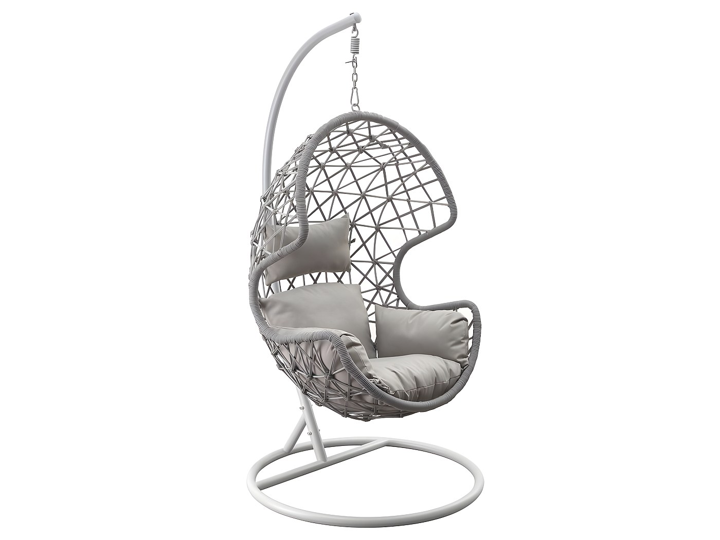 estosa-fauteuil-de-jardin-suspendu-tissage-corde-grise
