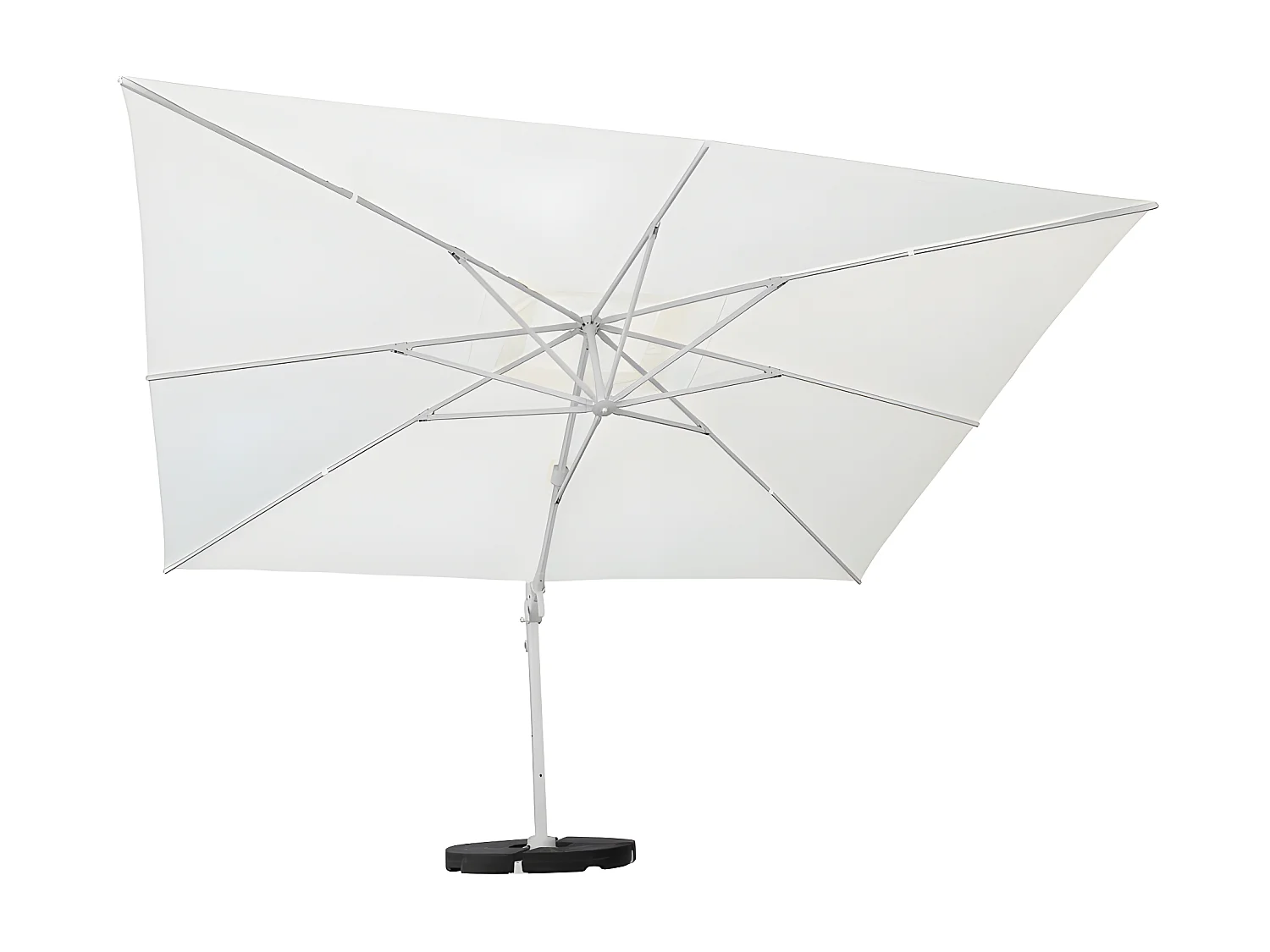 Estosa - Parasol de jardin à bras latéral Roma 3x3