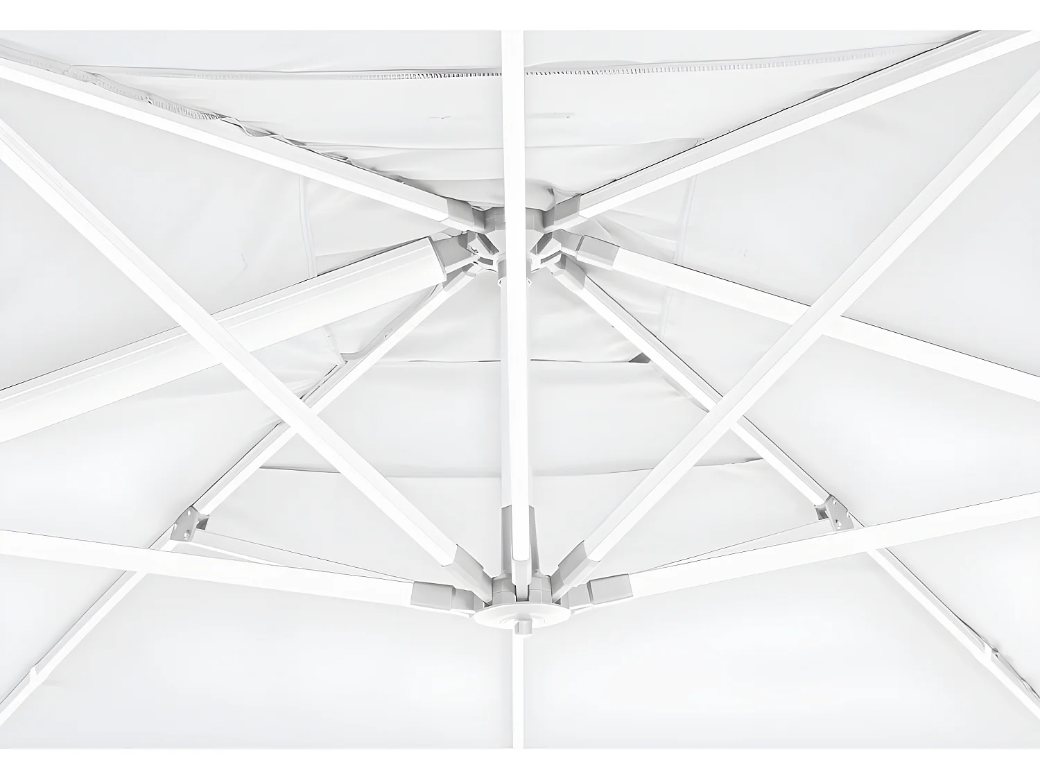 Estosa - Parasol de jardin à bras latéral Roma 3x3