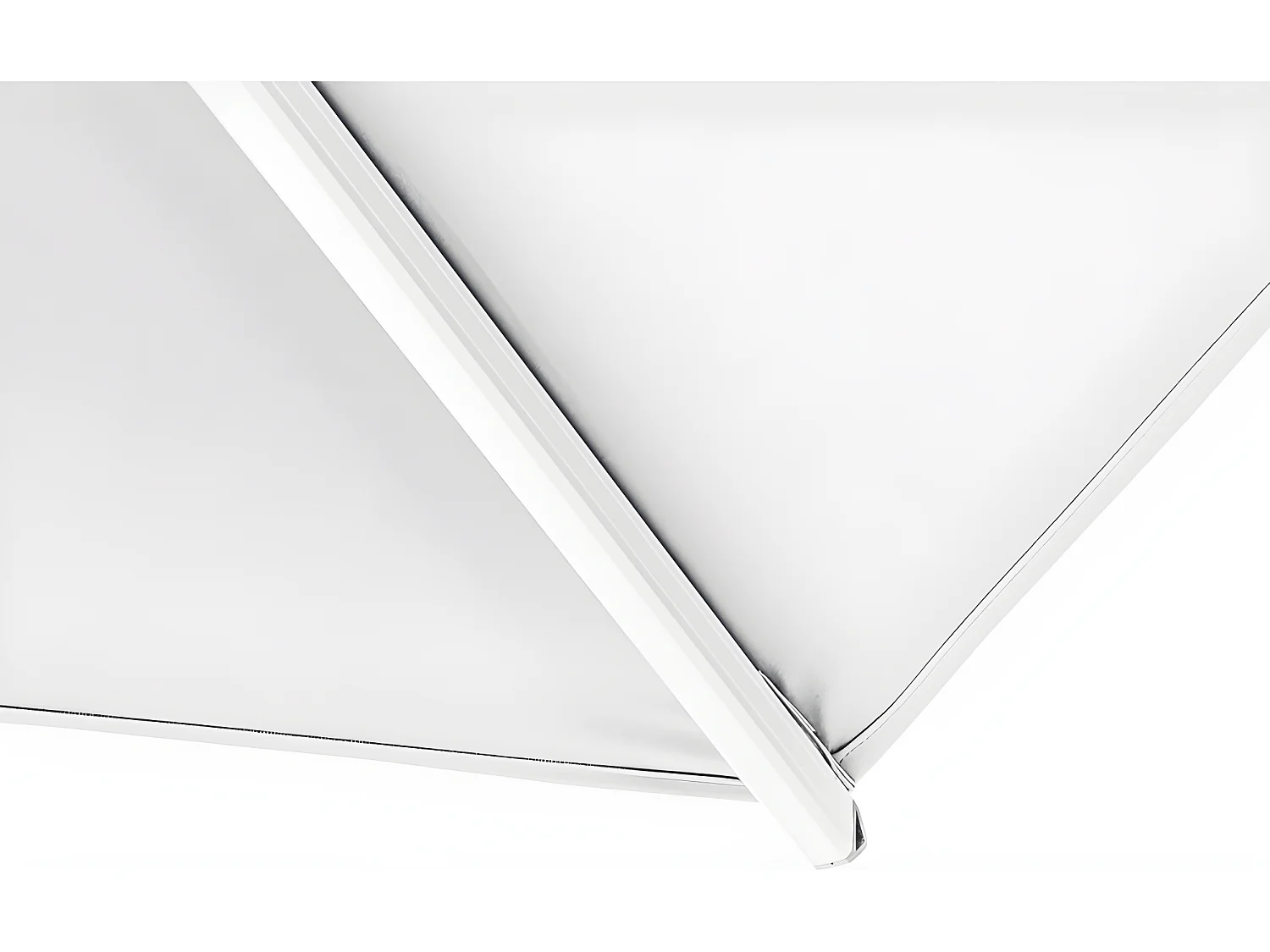 Estosa - Ombrellone da giardino 3x4 braccio laterale bianco Roma