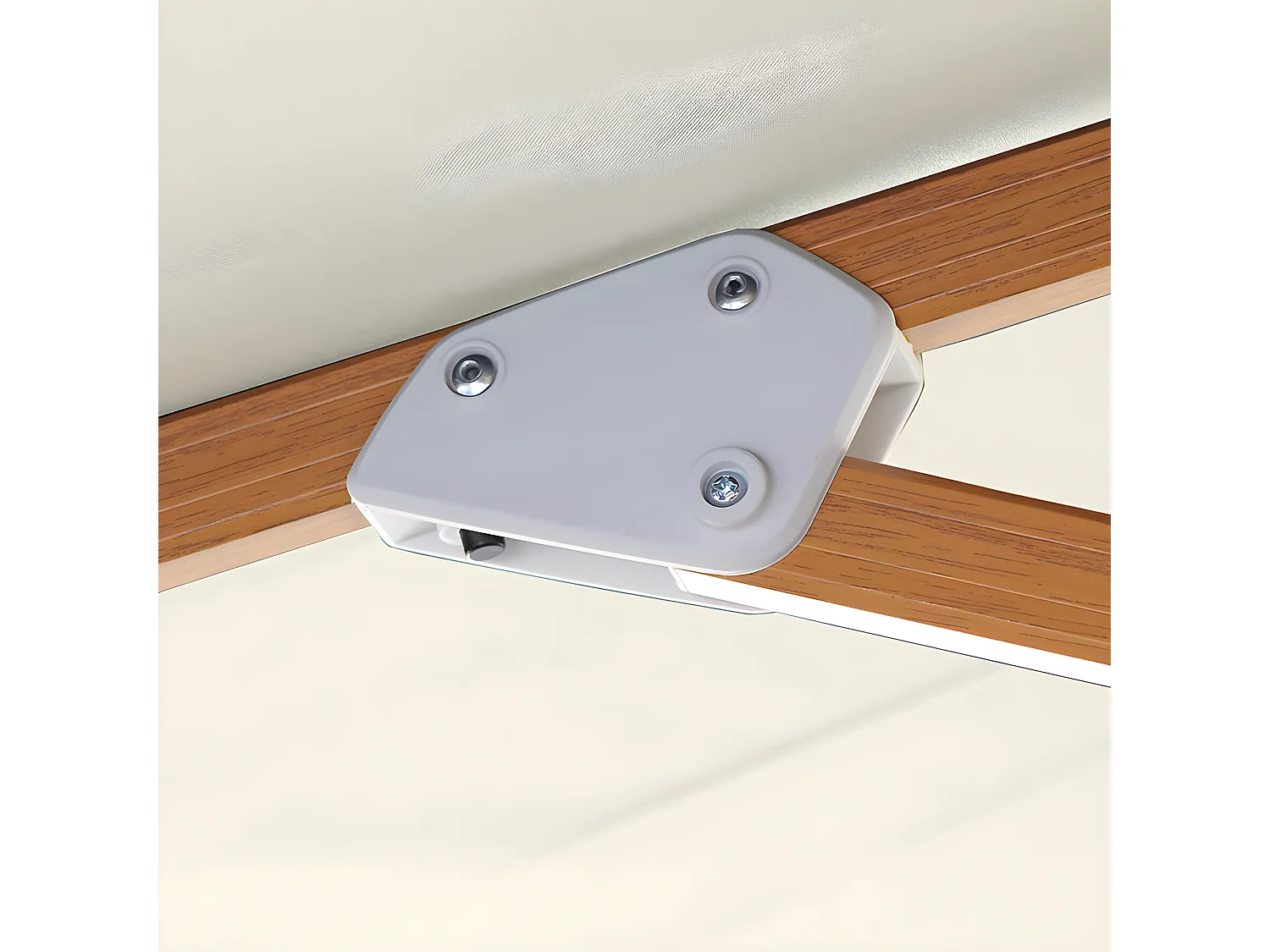 Estosa - Ombrellone da giardino 4x4 braccio laterale Roma Wood beige