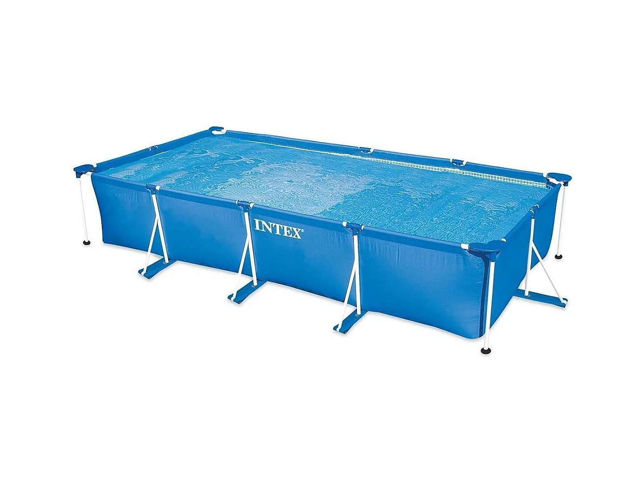 Piscine hors sol rectangulaire 450x220x84 cm avec pompe
