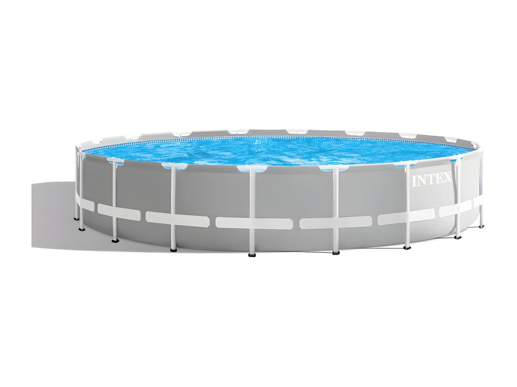 Piscine tubulaire Prism Frame ronde 5,49 x 1,22 m - Intex
