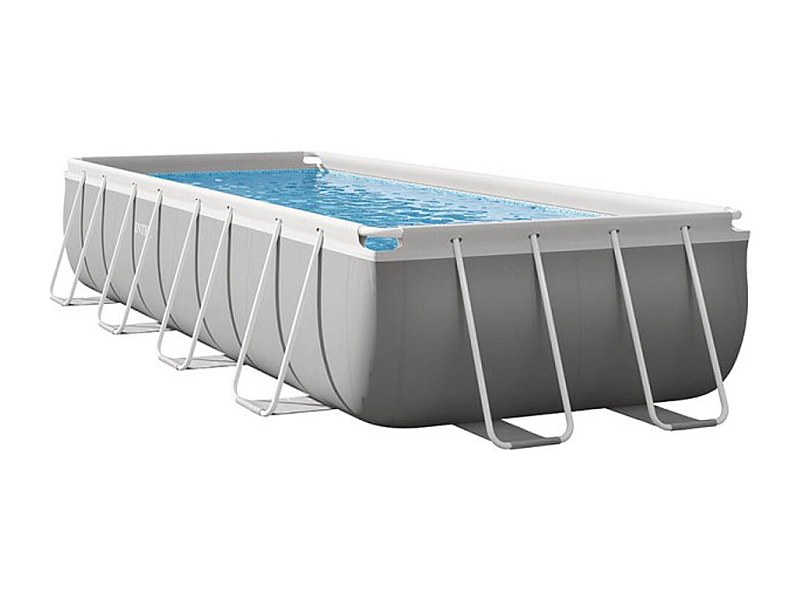 Intex 26792 Prism Metal Frame piscina acima do solo 488x244x107 cm
