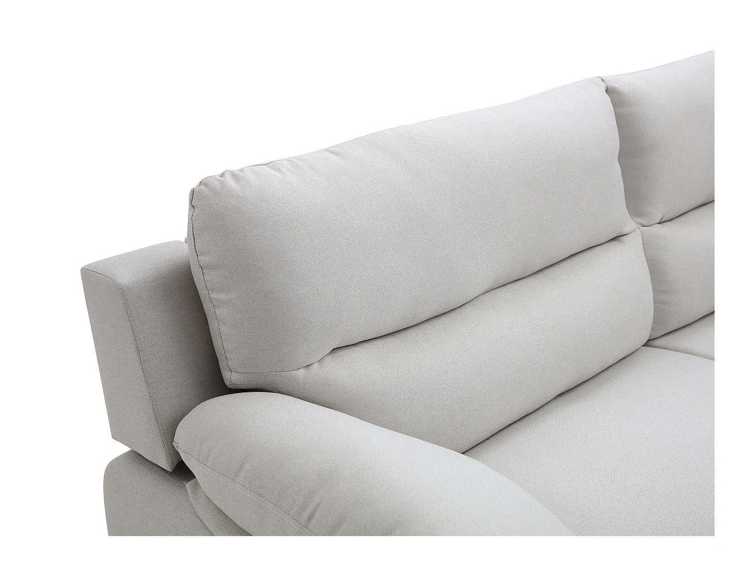 Canapé 3 places en tissu beige MANOA