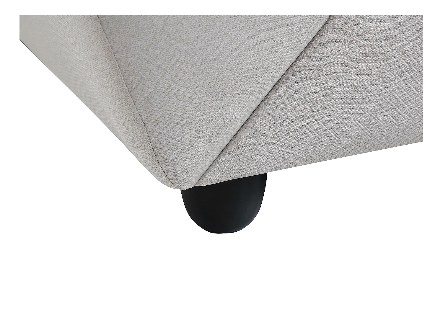 Canapé 3 places en tissu beige MANOA