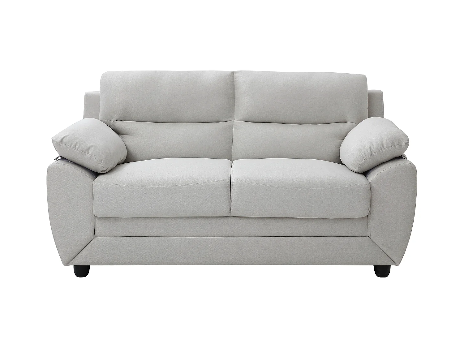 Canapé 2 places en tissu beige MANOA