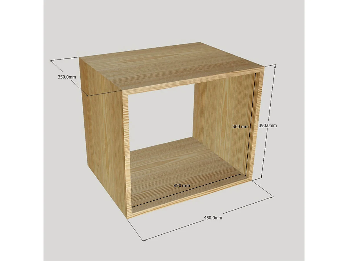 Cube pin massif Emboitable - Kubus