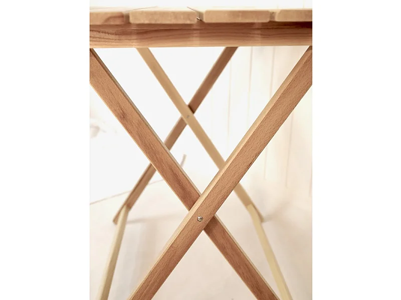 Table pliante - hêtre massif