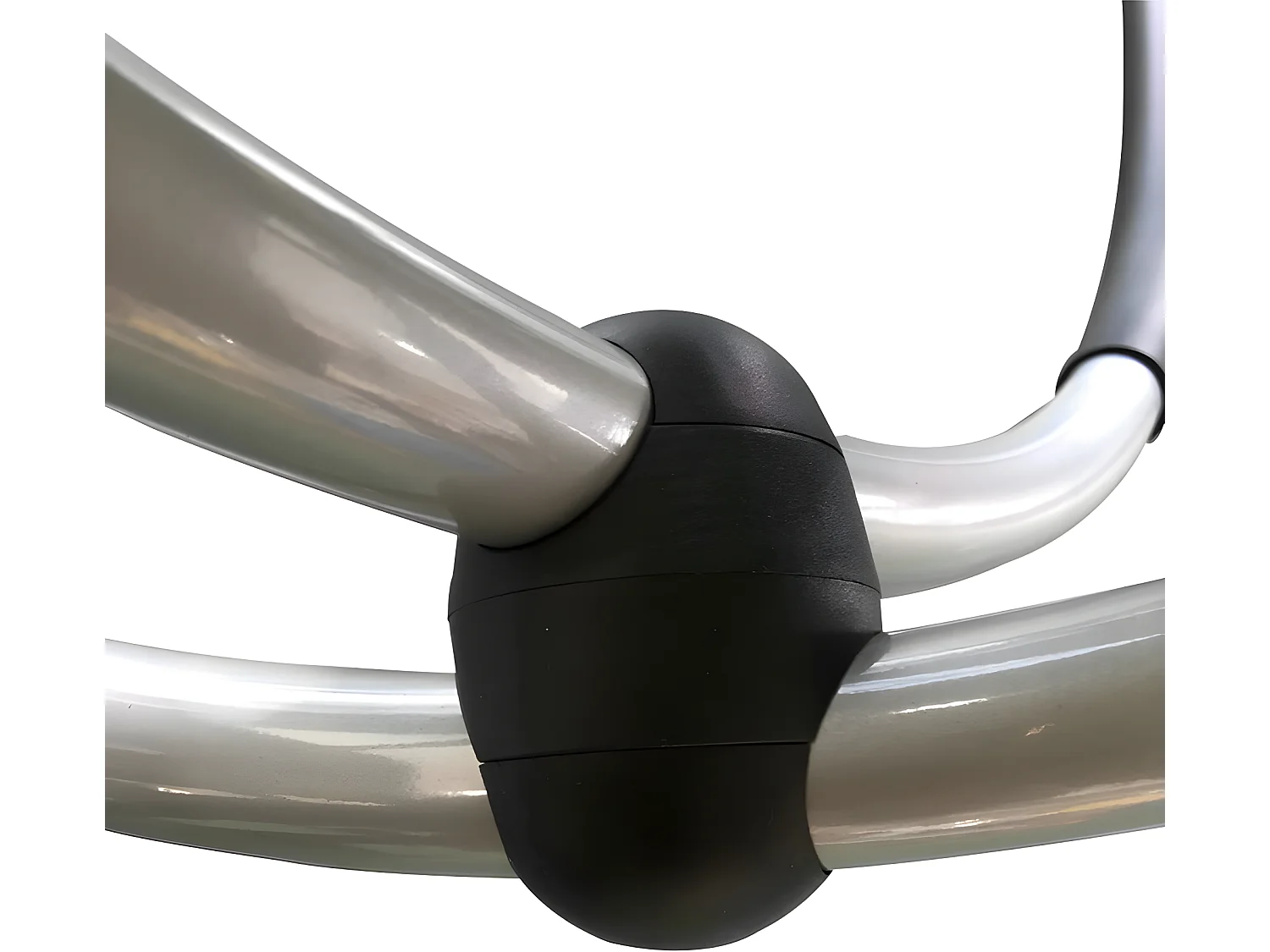 Estosa - Fauteuil transat de jardin à bascule coloris anthracite