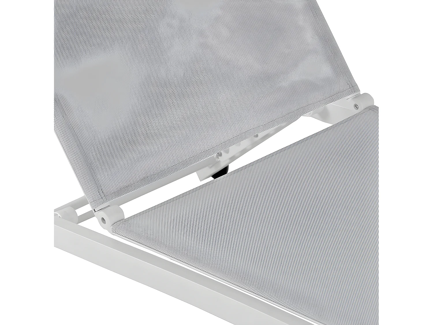 Estosa - Oasi witte tuinligstoel met wielen