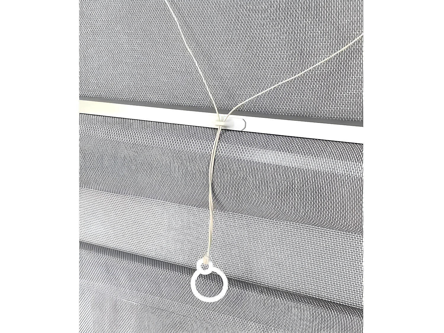 Estosa - Bain de soleil en aluminium et toile Bagnino grise