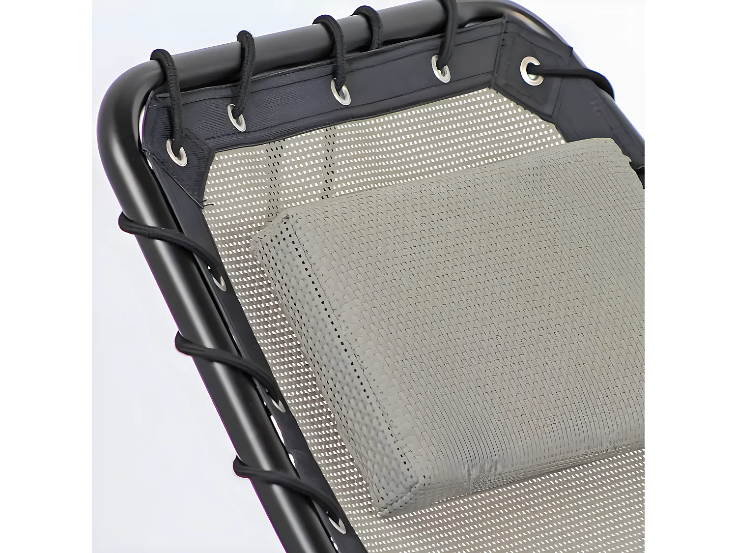 Estosa - Sdraio chaise longue da giardino ellittica twist ecrù