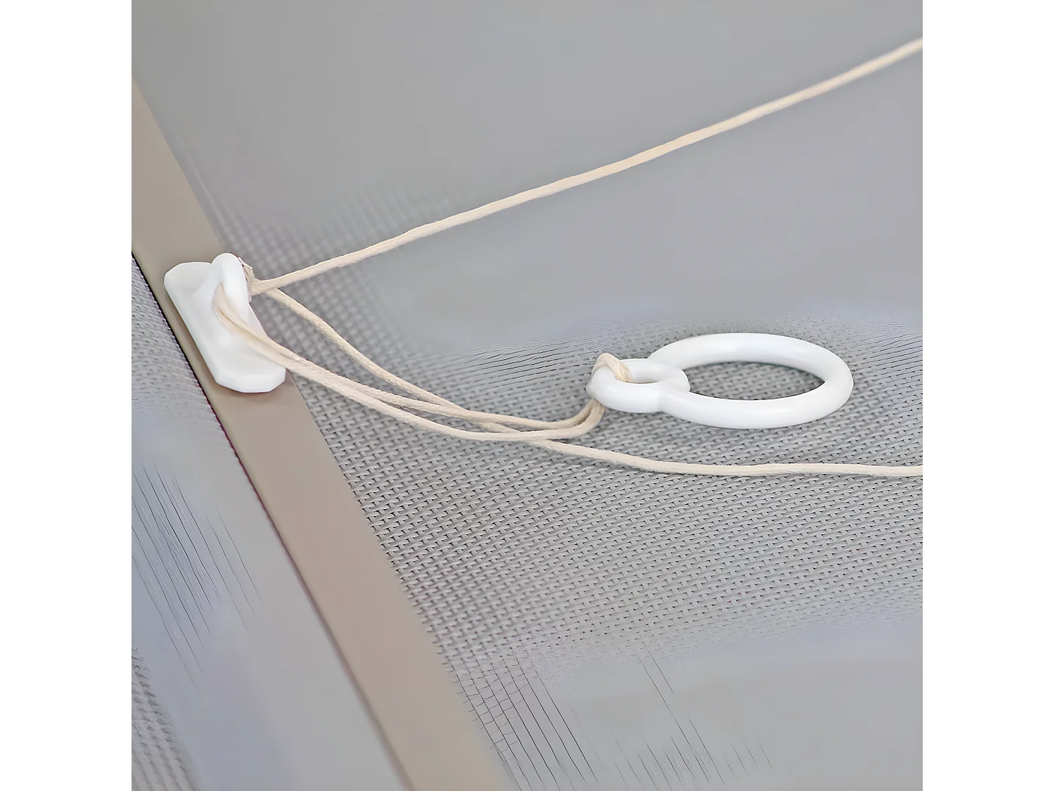 Estosa - Lettino mare prendisole in alluminio ecru Bagnino