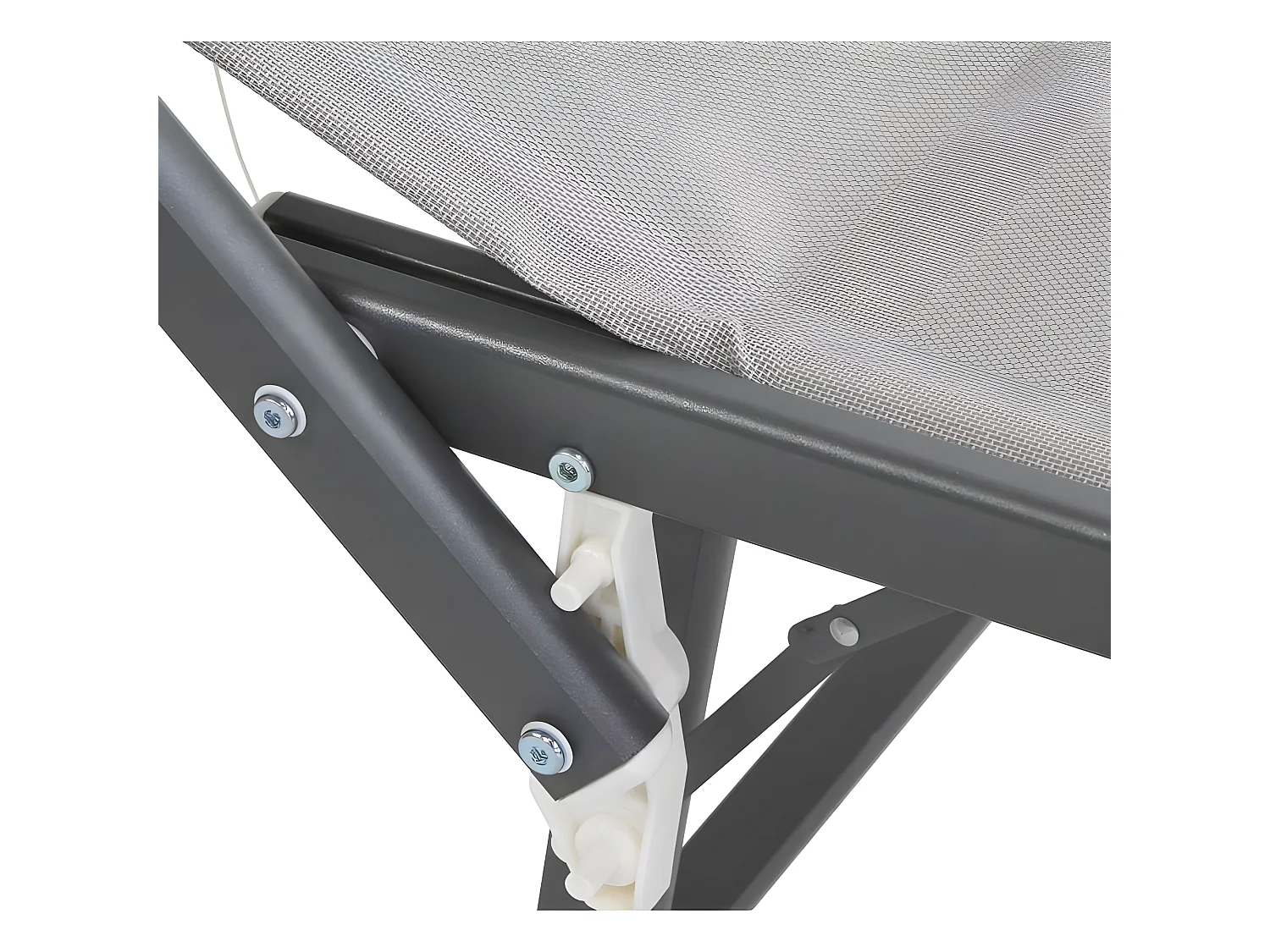 Estosa - Tumbona de jardín y playa Bagnino gris