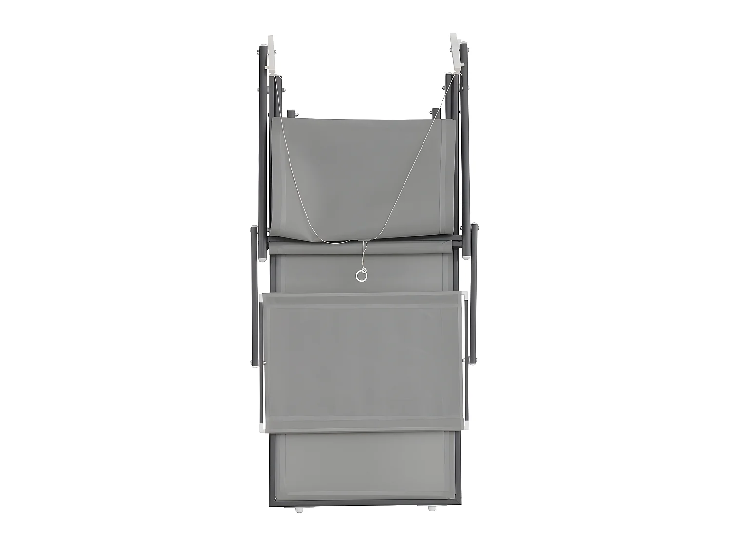 Estosa - Bain de soleil de jardin et de plage gris Bagnino