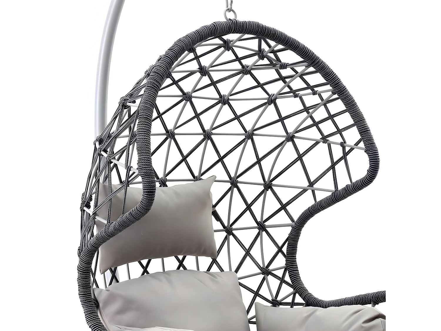 Estosa - Fauteuil à bascule suspendu en corde bleue