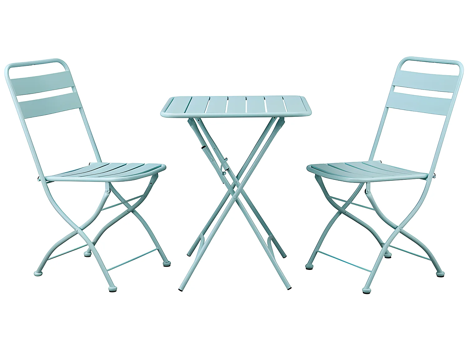 Estosa - Ensemble table et chaises pliantes d'extérieur avio Mia