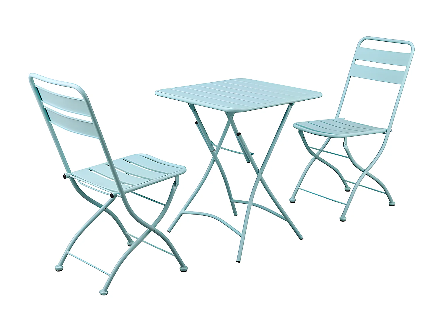 Estosa - Ensemble table et chaises pliantes d'extérieur avio Mia