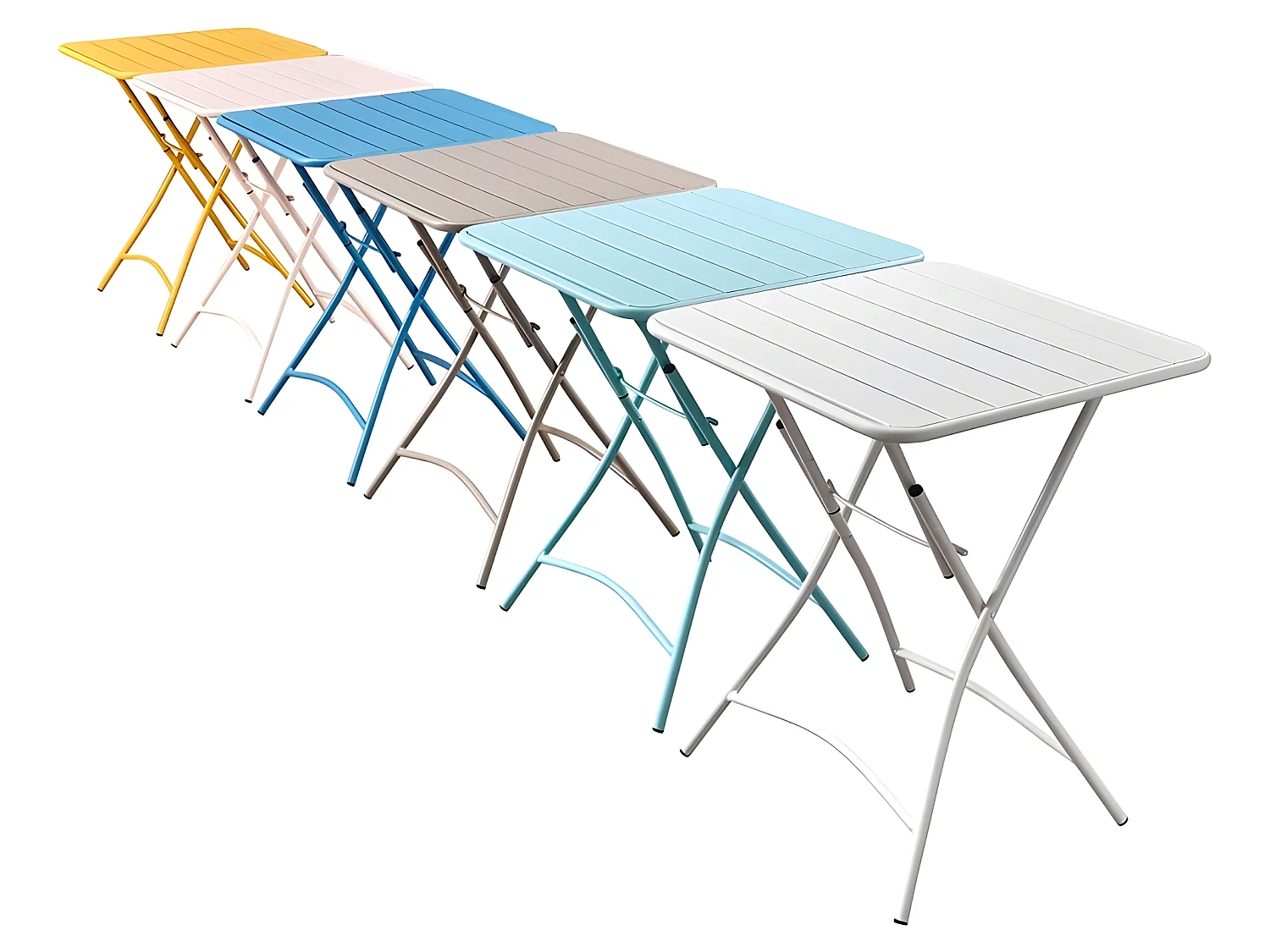 Estosa - Ensemble table et chaises pliantes d'extérieur avio Mia