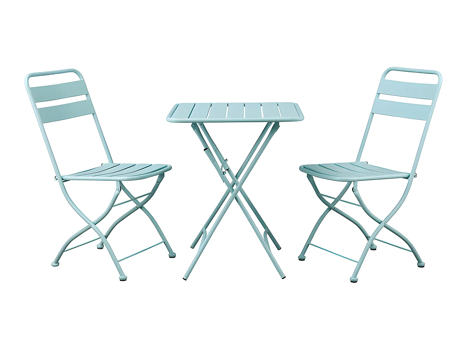 Estosa - Ensemble table et chaises pliantes d'extérieur avio Mia