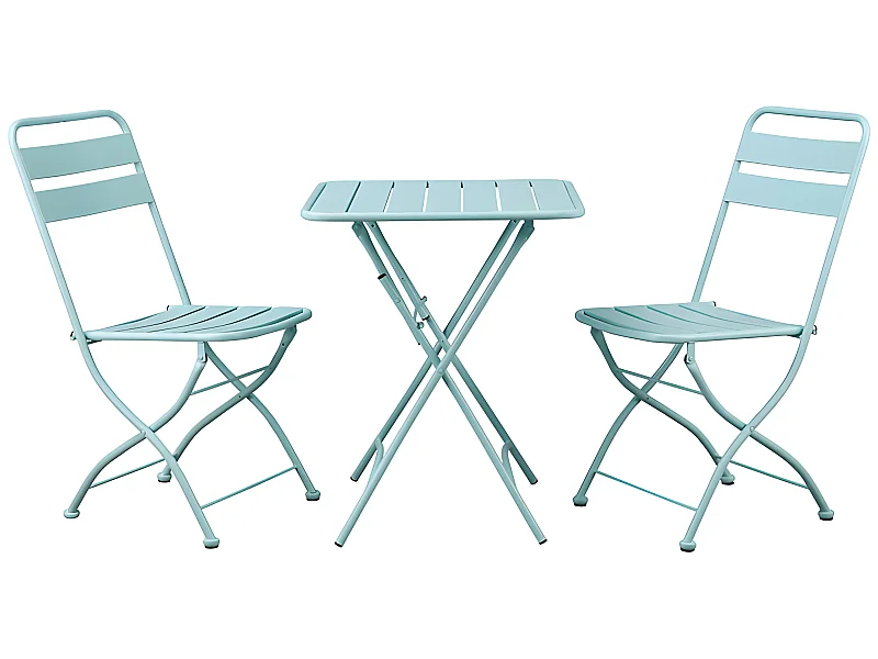 Estosa - Set tavolino e sedie da esterni richiudibili avio Mia