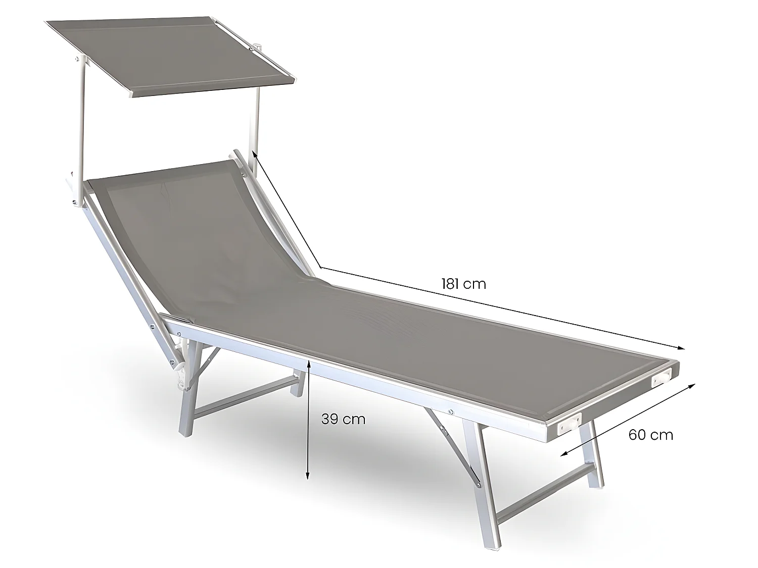 Estosa - Espreguiçadeira de mar para praia ou jardim Salva-vidas