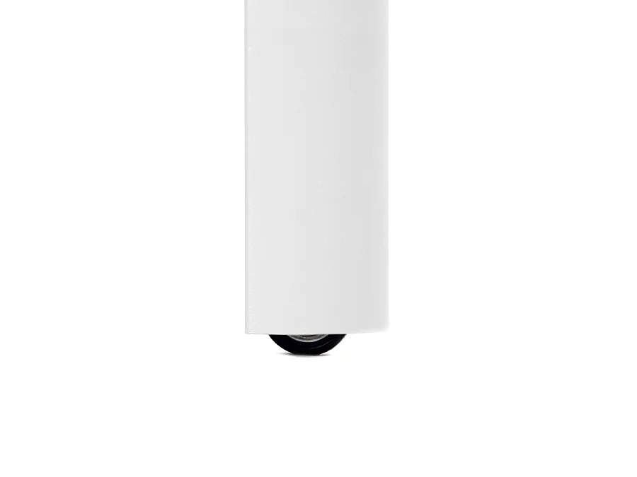 Estosa – Gartenliege mit Aluminiumrädern und weißem Textilene