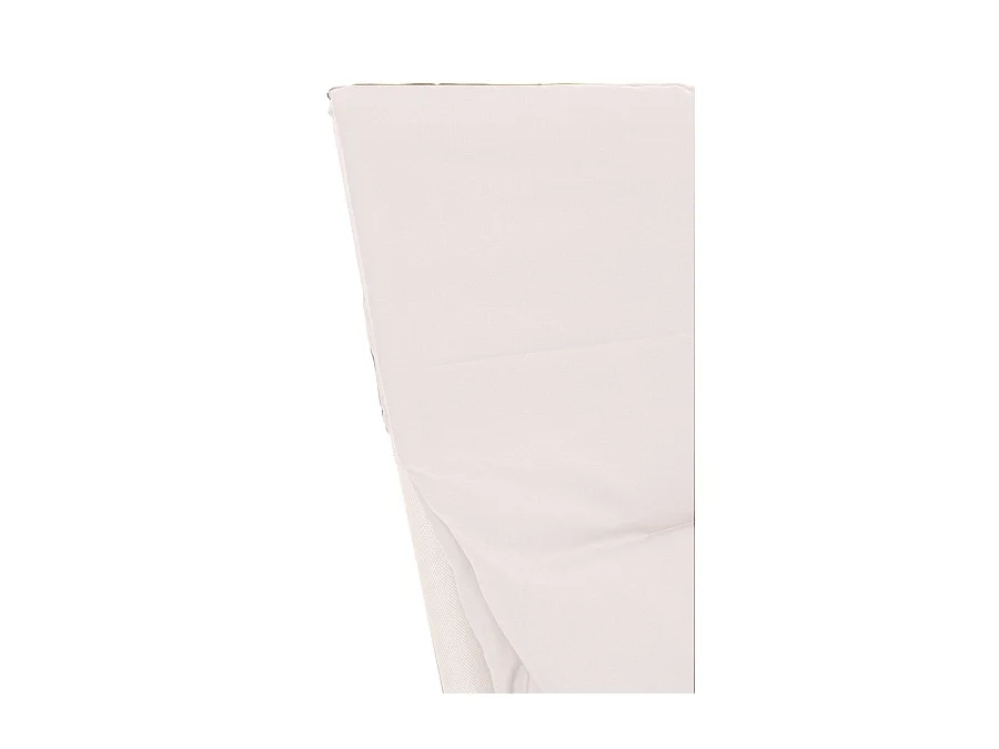Estosa - Lot de 2 chaises de plage pliantes Milly blanc