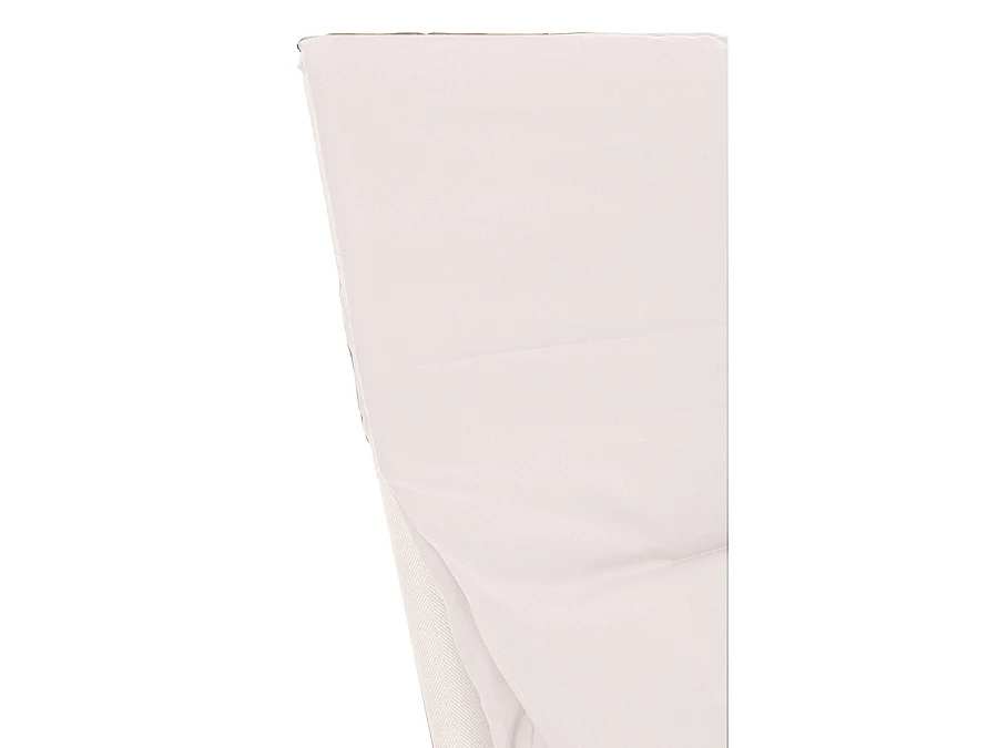 Estosa - Lot de 2 chaises de plage pliantes Milly blanc