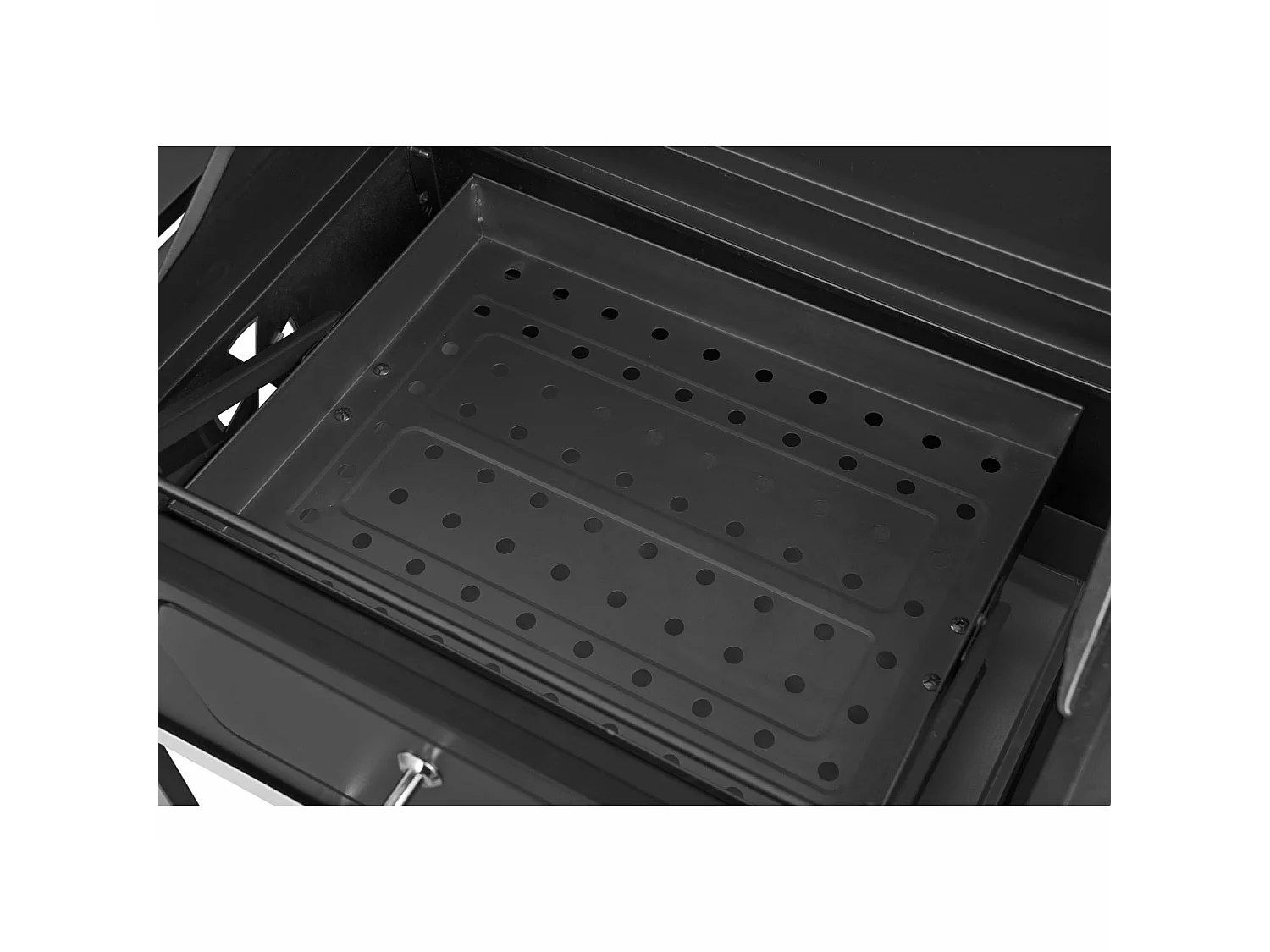 MasterCook - Barbecue à charbon avec roulettes, décapsuleur et thermostat intégré