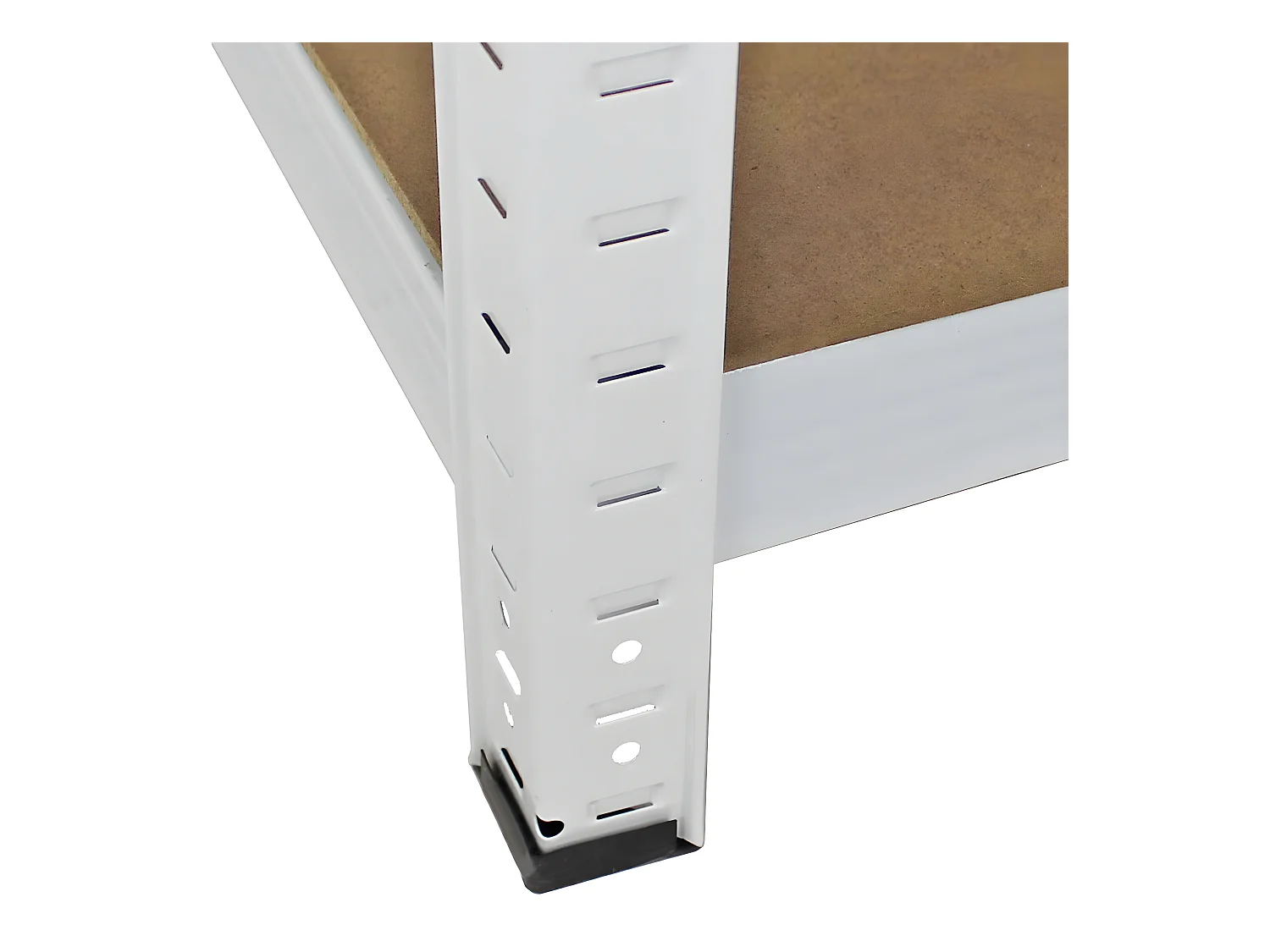 Mbi - Etagère métal 5 tablettes 875 kg blanc x2