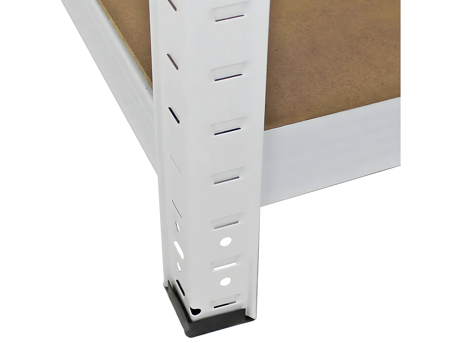 Mbi - Prateleira metálica 5 prateleiras 875 kg branco x2