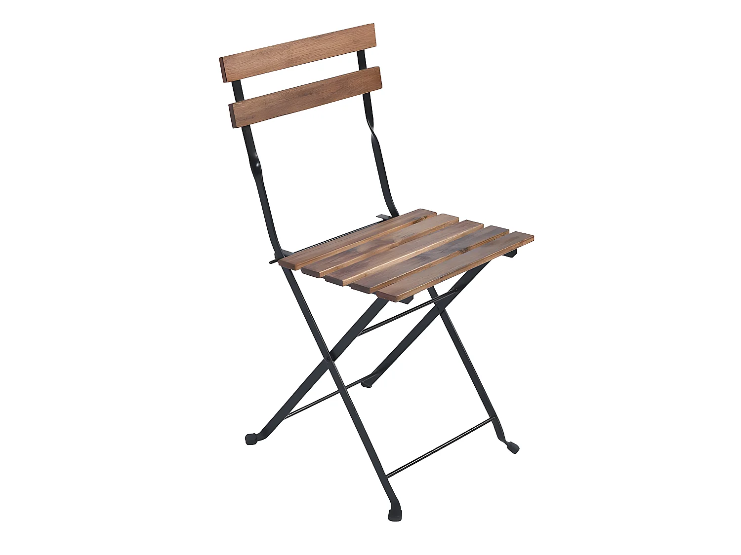 Estosa - Set van tafel en twee opvouwbare balkonstoelen Bistrot Wit