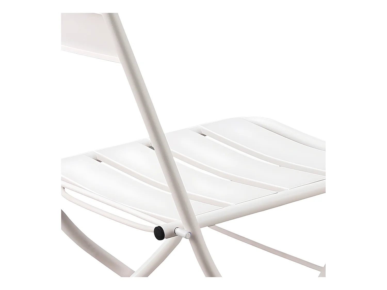 Estosa - Ensemble table pliante et chaises de jardin Mia blanc