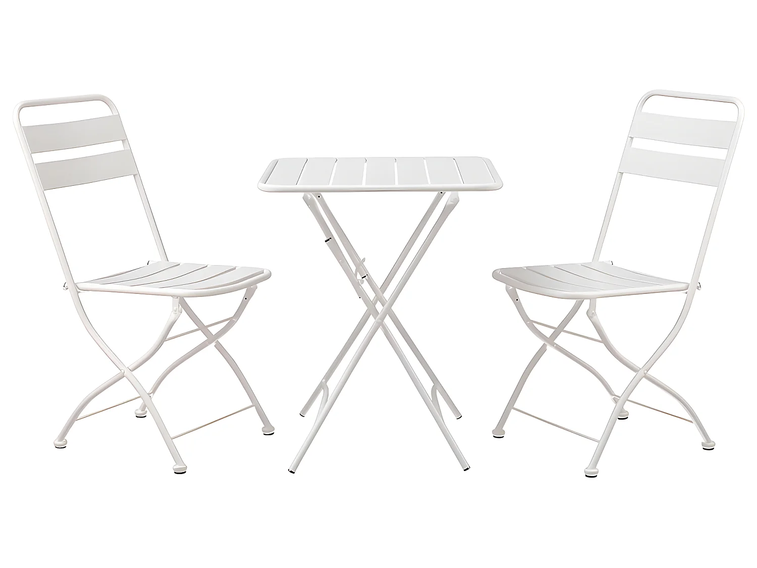 Estosa - Mia witte opvouwbare tuintafel en stoelenset