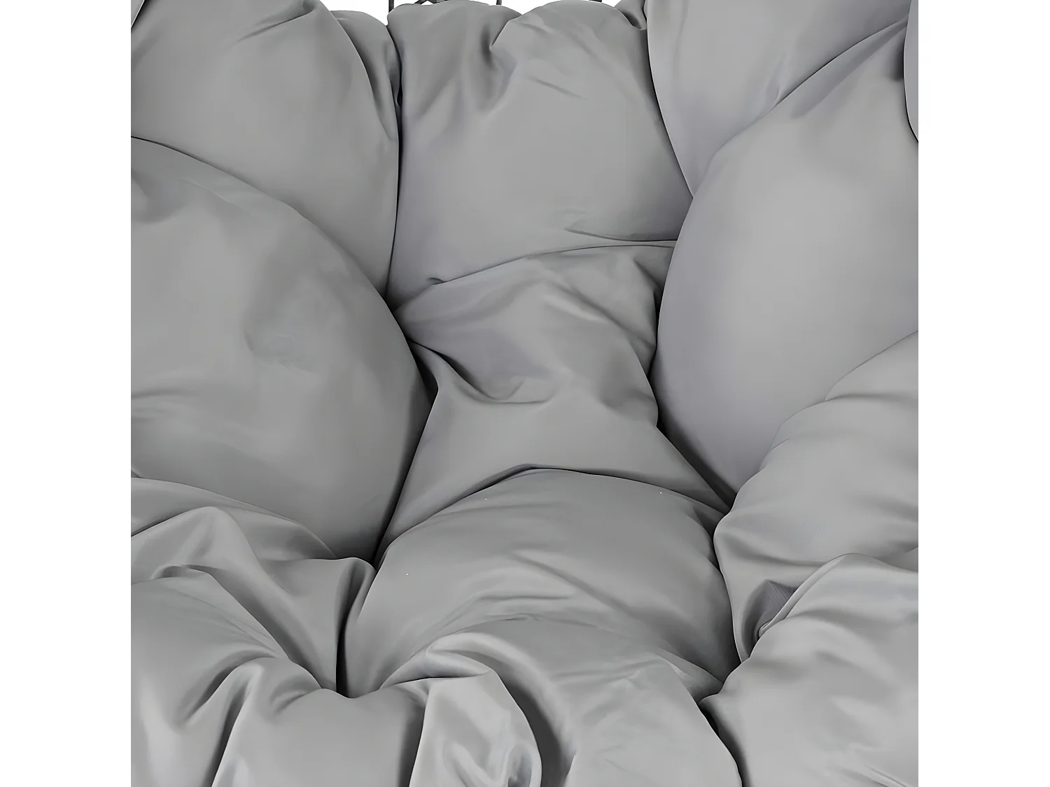 Estosa - Fauteuil suspendu de jardin avec coussin gris - Amirantes