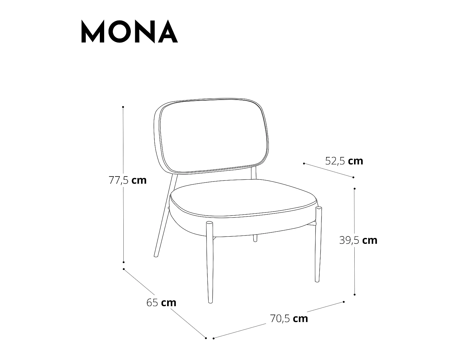 Fauteuil velours bleu saphir pieds or chrome