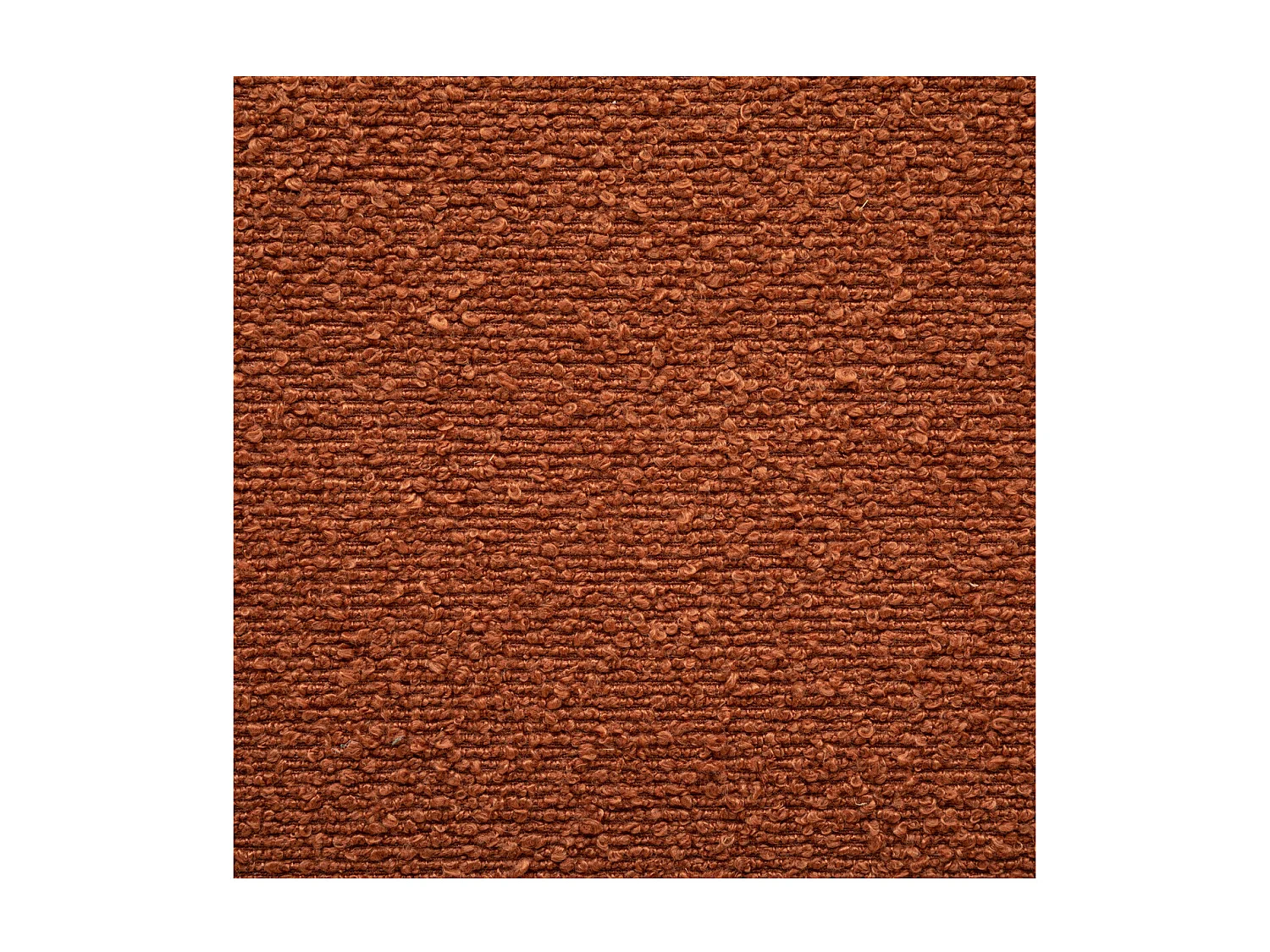 Pouf en tissu à bouclettes Ambre 41 x H 43 cm