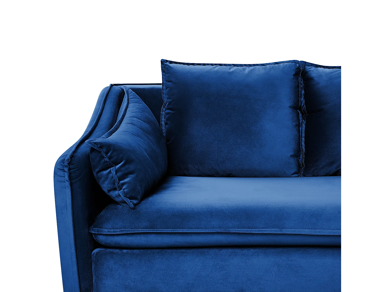 Divano AURE Velluto Blu marino 4 posti