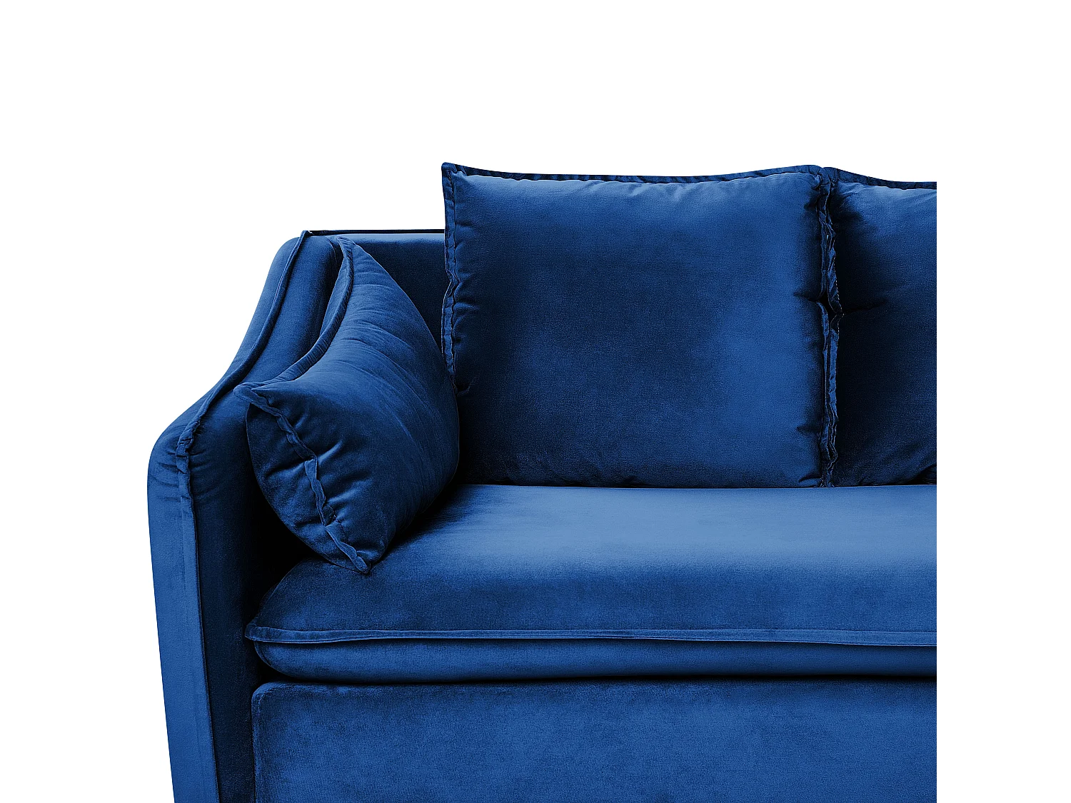 Sofá AURE Terciopelo Azul marino 4 plazas