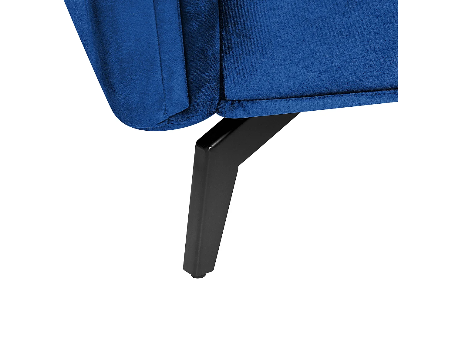 Sofá AURE Terciopelo Azul marino 4 plazas