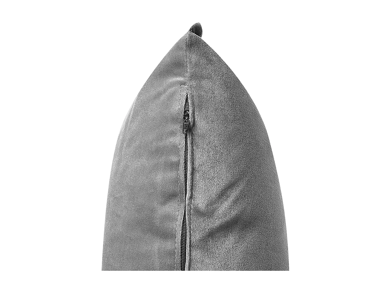 Sofá AURE Terciopelo Gris claro 4 plazas