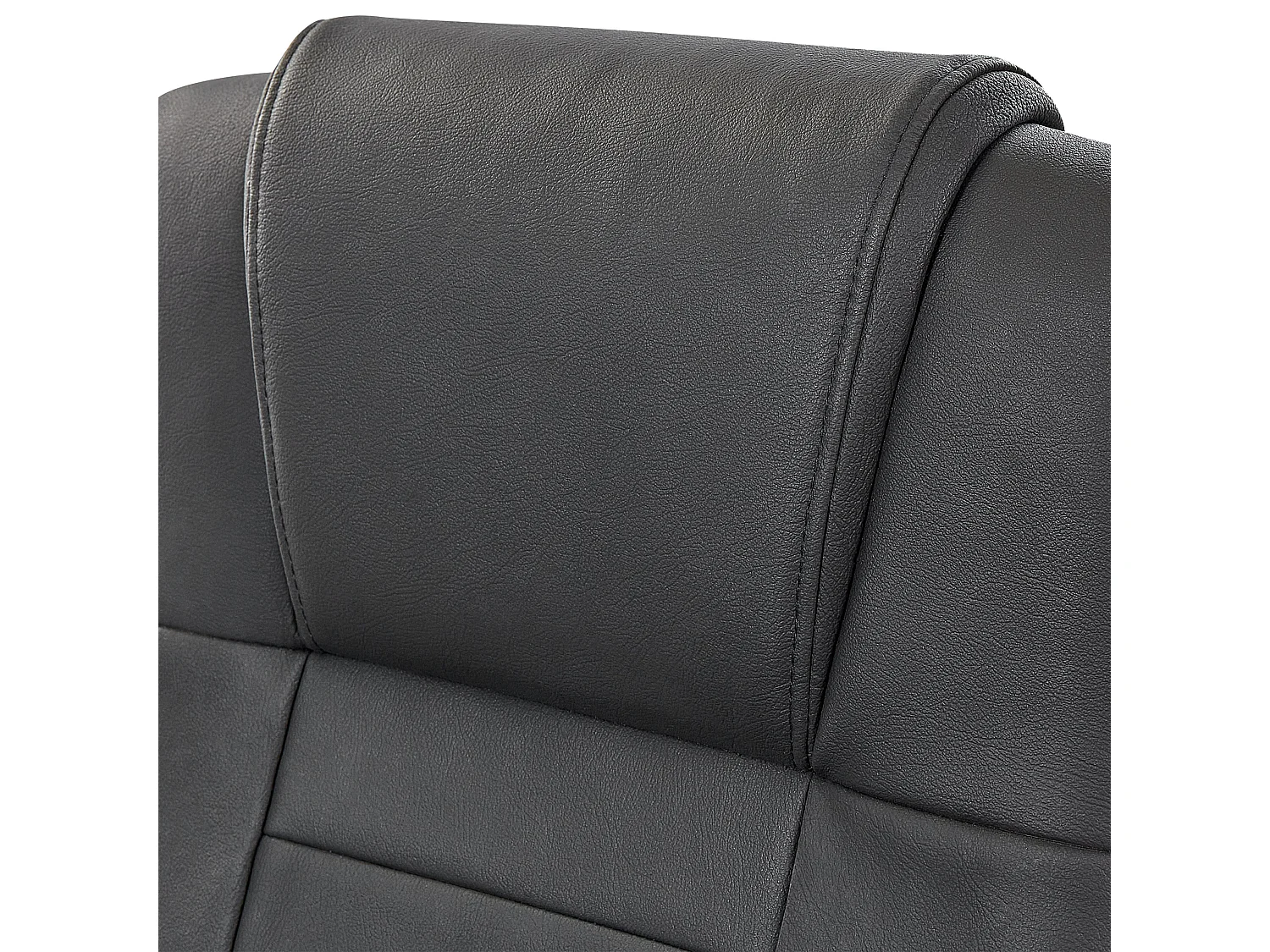 Fauteuil massant DIAMOND avec fonction chauffante Cuir Noir