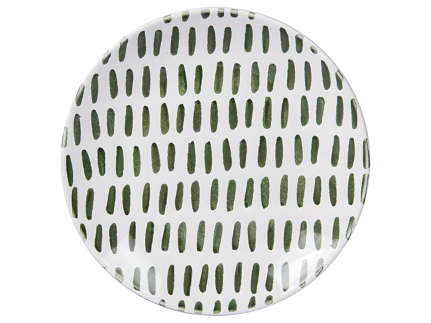 Assiette à dessert Santiago vert 21 cm (lot de 6)