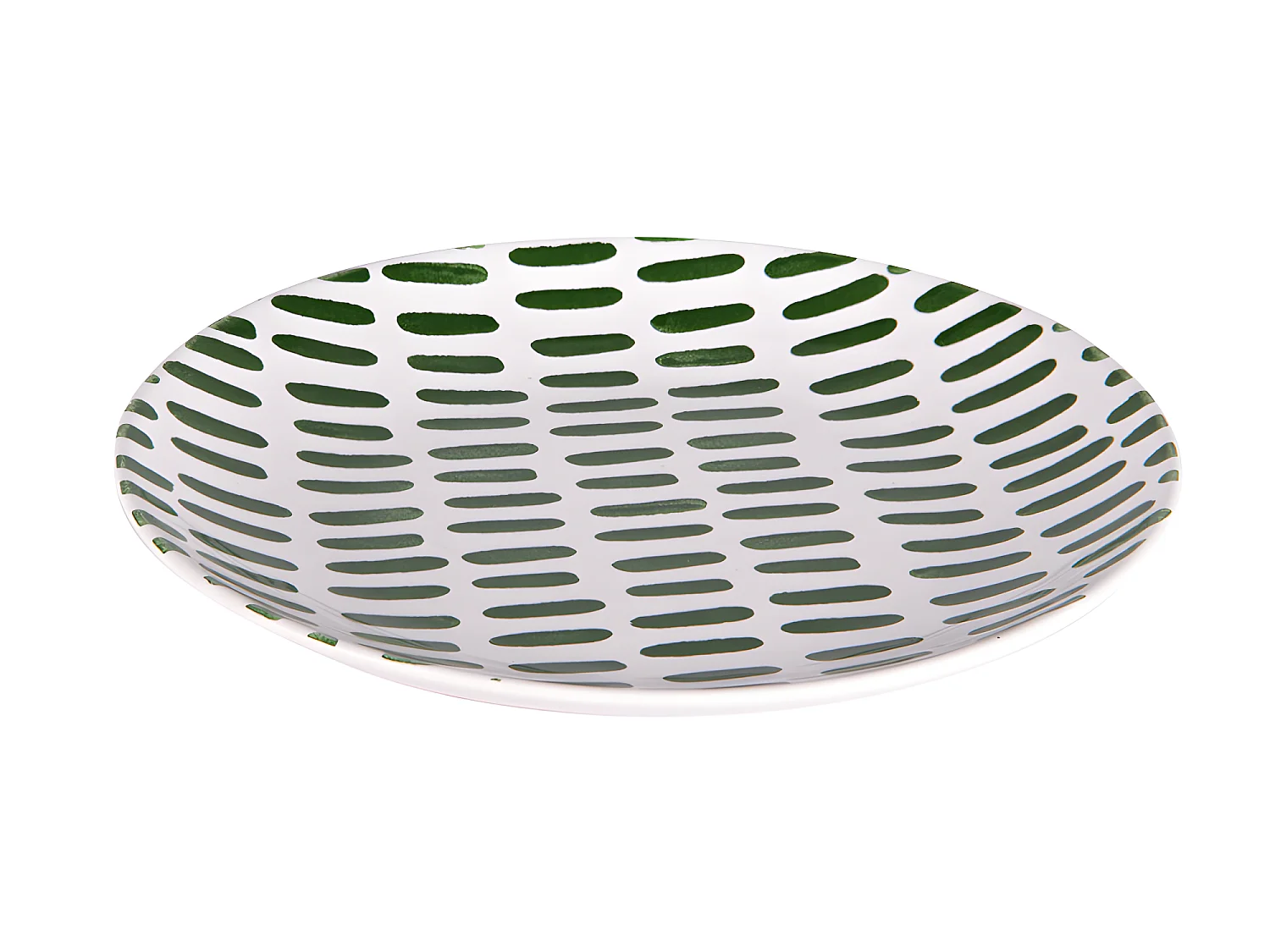 Assiette à dessert Santiago vert 21 cm (lot de 6)