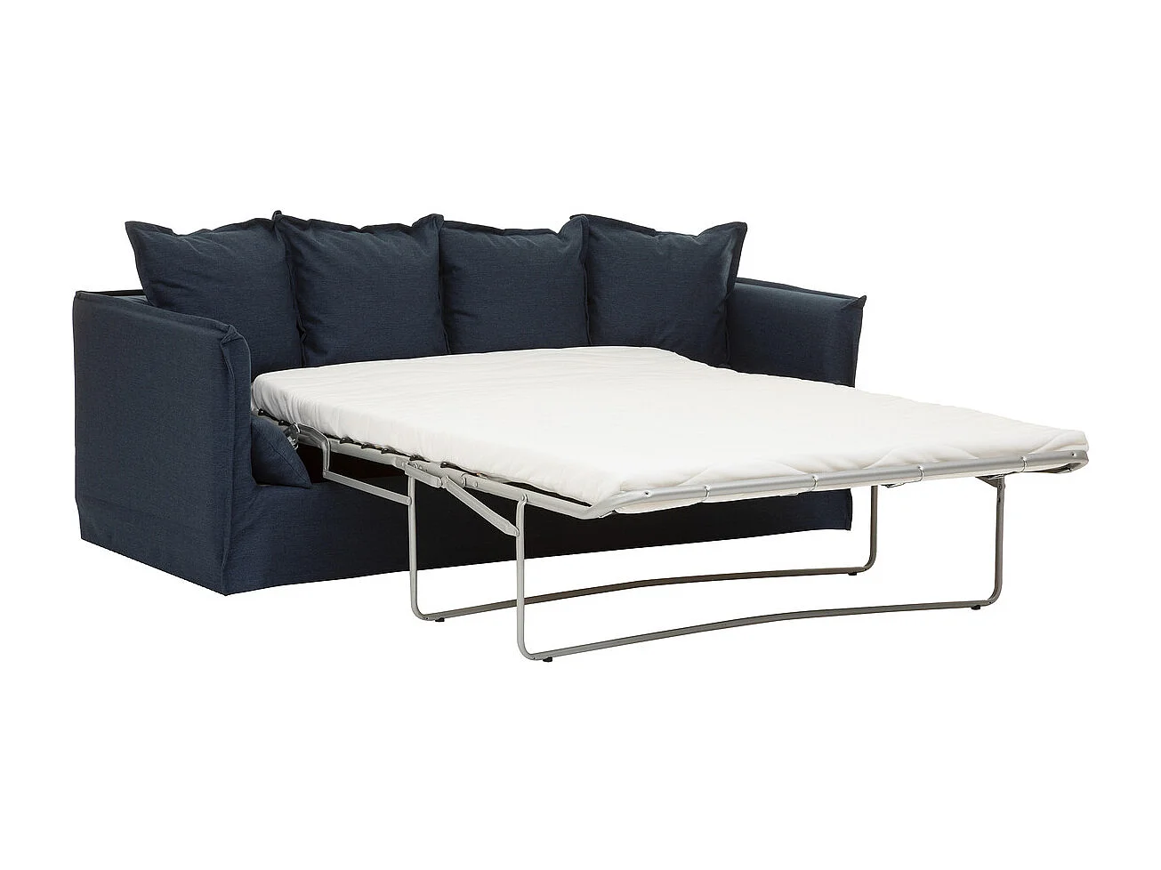 Canapé Convertible "Odilon" 200cm Bleu Encre