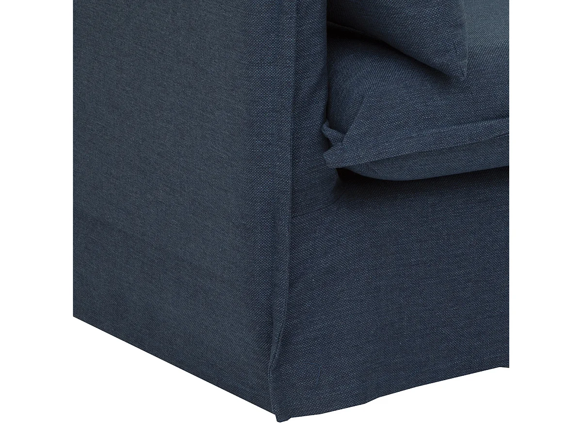 Canapé Convertible "Odilon" 200cm Bleu Encre