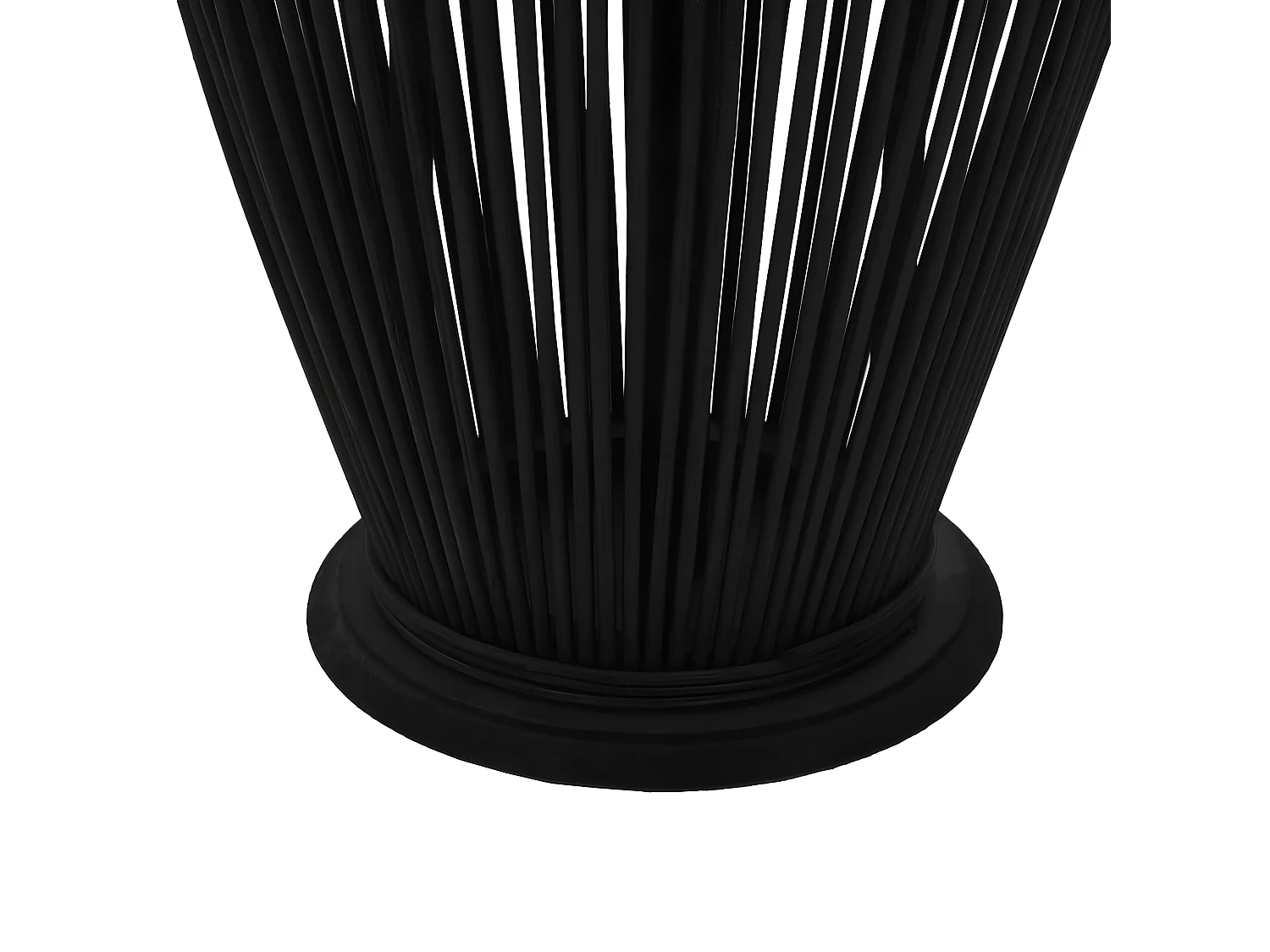 Bougeoir suspendu ou sur bambou marron 34 x 34 x 95 cm DEC020006