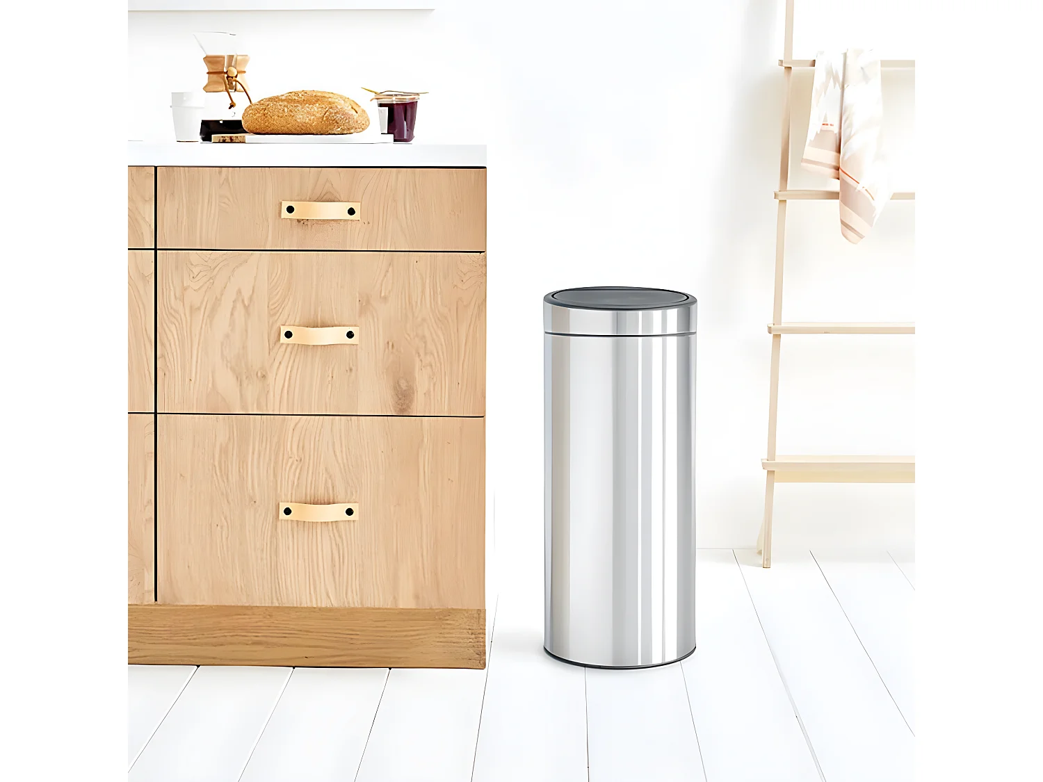 Brabantia Poubelle 30l matt steel - 115349